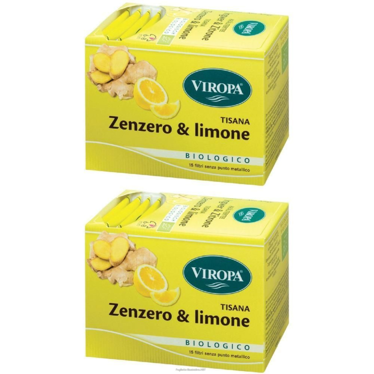 Trova Offerte di viropa zenzero e limone tisana bio 2x15 pz bustine filtro e compra online