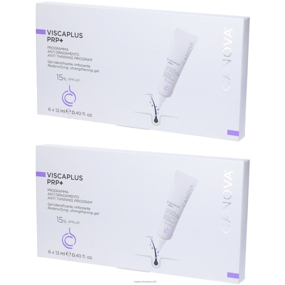 Trova Offerte di viscaplus prp+ programma anti diradamento 6 tubi da 12 ml set da 2 2x6 e compra online