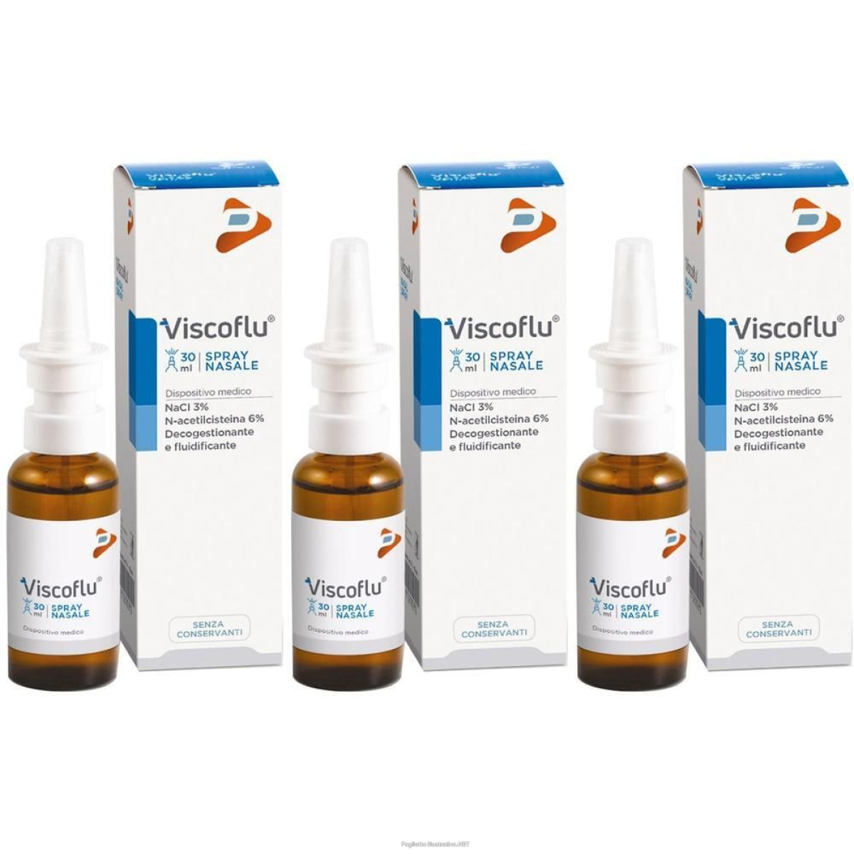 Trova Offerte di viscoflu spray nasale 30 ml 3x30 ml nasale e compra online