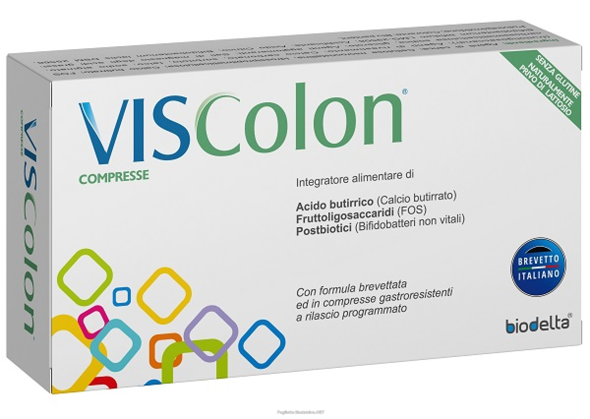 Trova Offerte di viscolon 30 compresse gastroresistenti a rilascio programmato senza glutine naturalmente privo di lattosio e compra online