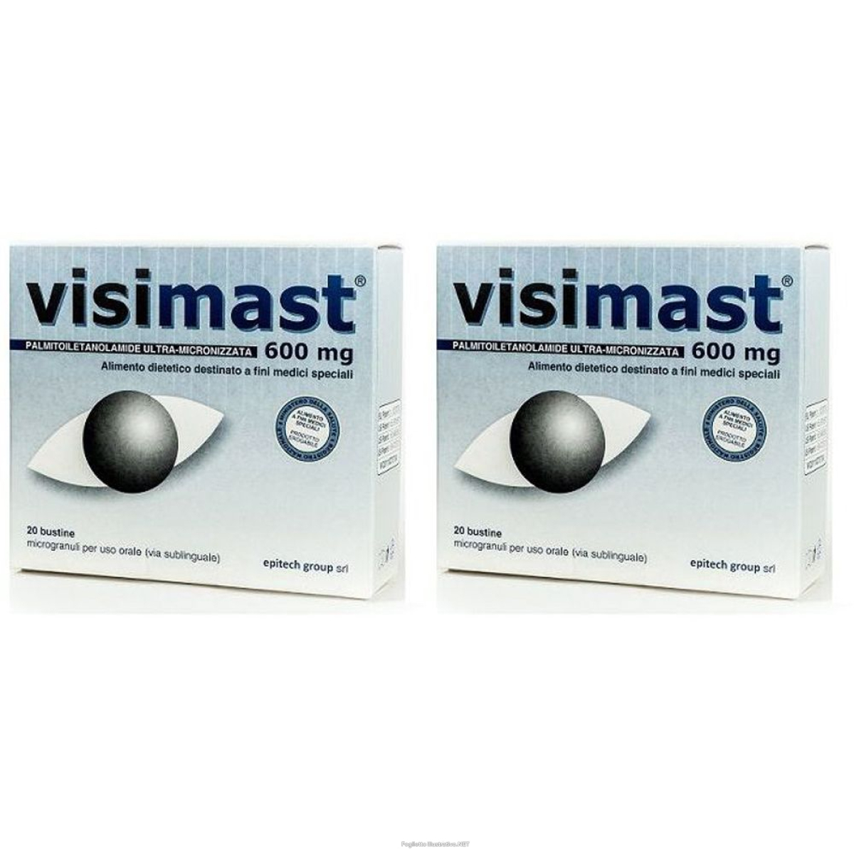 Trova Offerte di visimast 600mg microgranuli 20 bustine stick pack set da 2 2x20 g gran e compra online