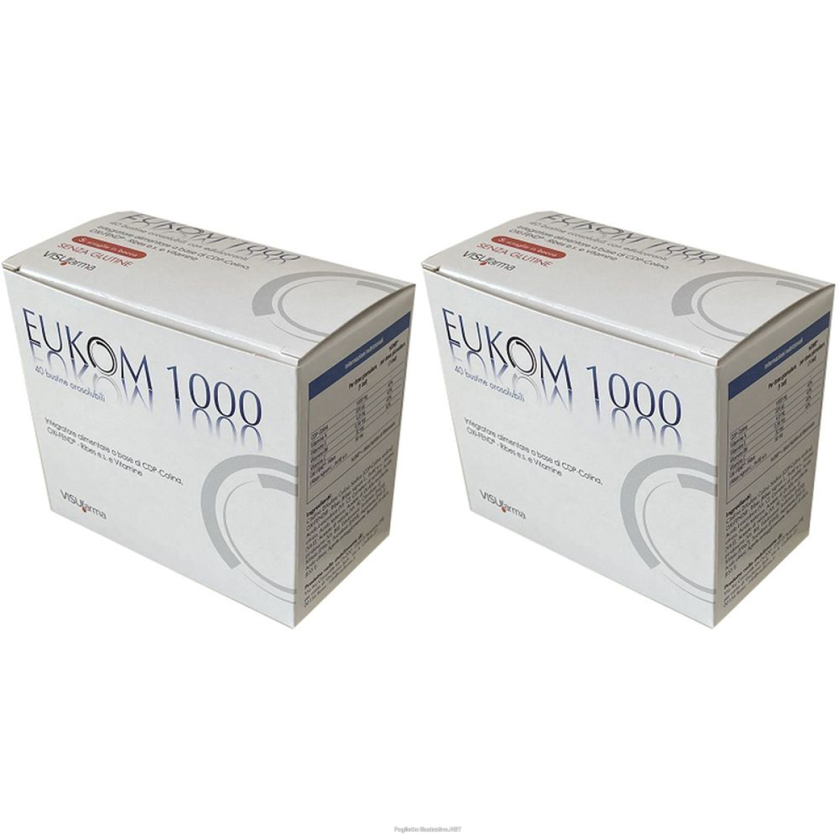 Trova Offerte di visufarma eukom 1000 set da 2 2x75 g e compra online