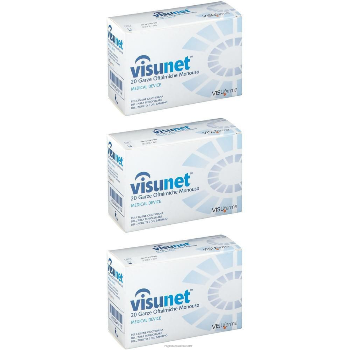 Trova Offerte di visunet™ garze oftalmiche monouso 3x20 pz compresse e compra online