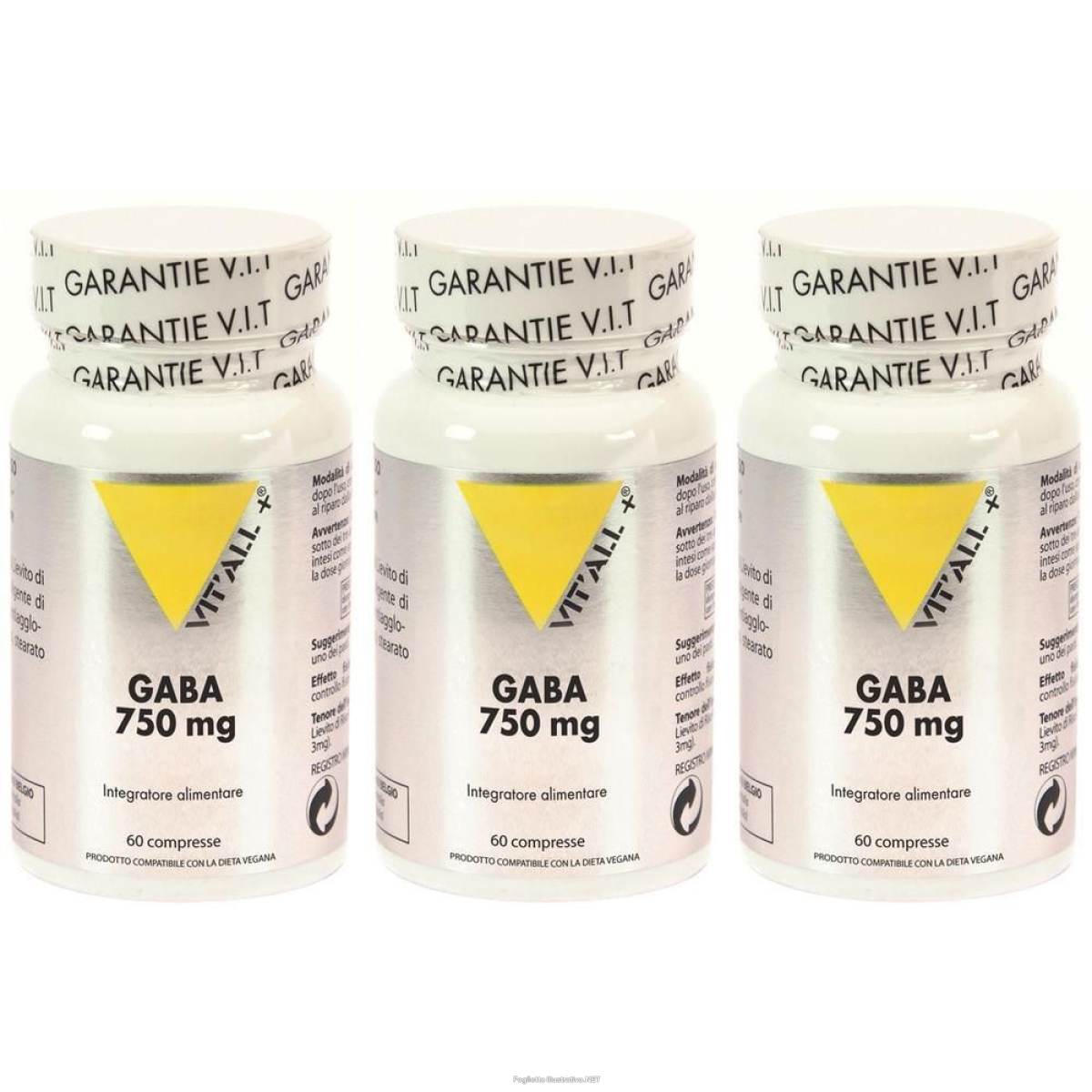 Trova Offerte di vit'all+ gaba integratore alimentare 3x68 g compresse e compra online