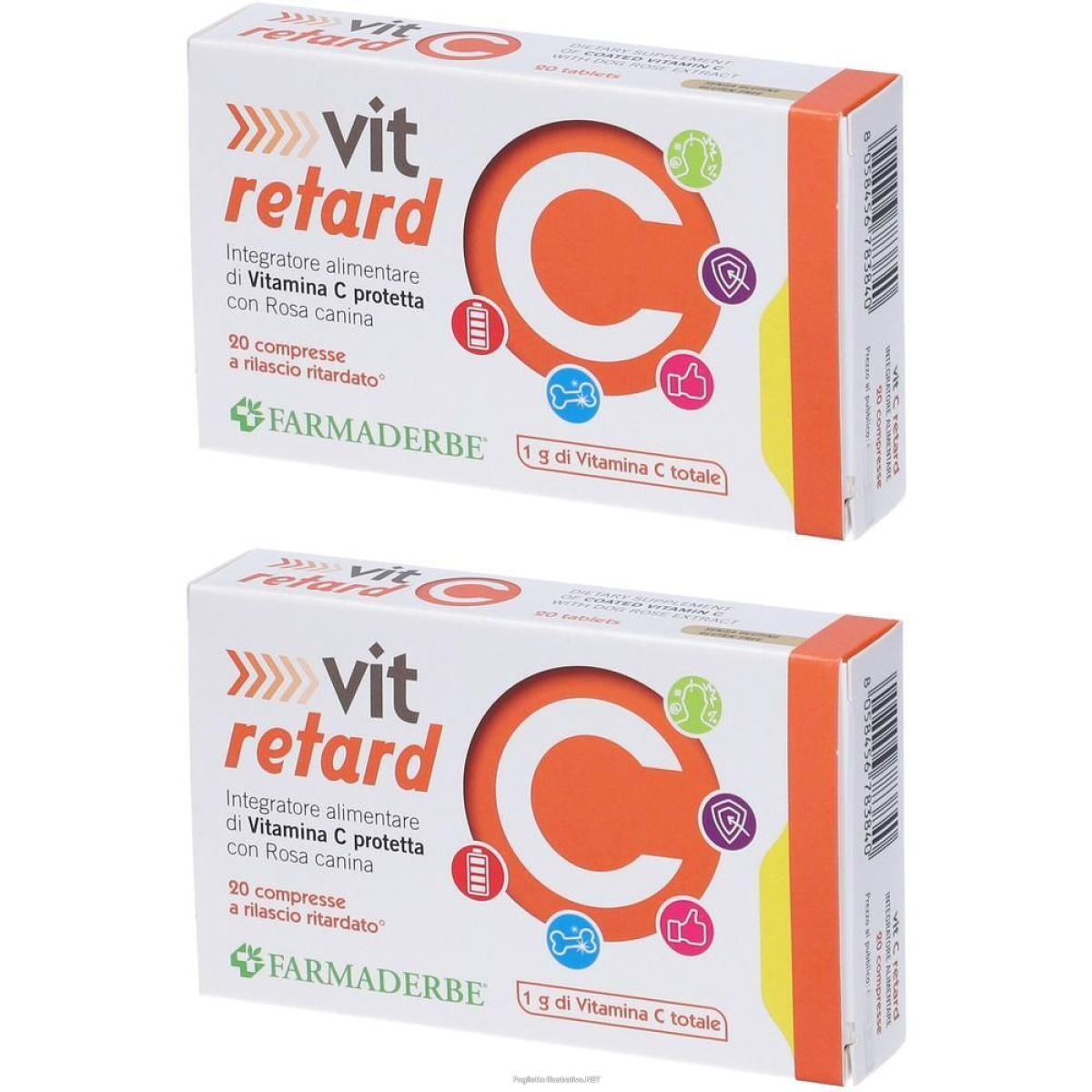 Trova Offerte di vit c retard 20 compresse a rilascio ritardato 2x20 pz e compra online