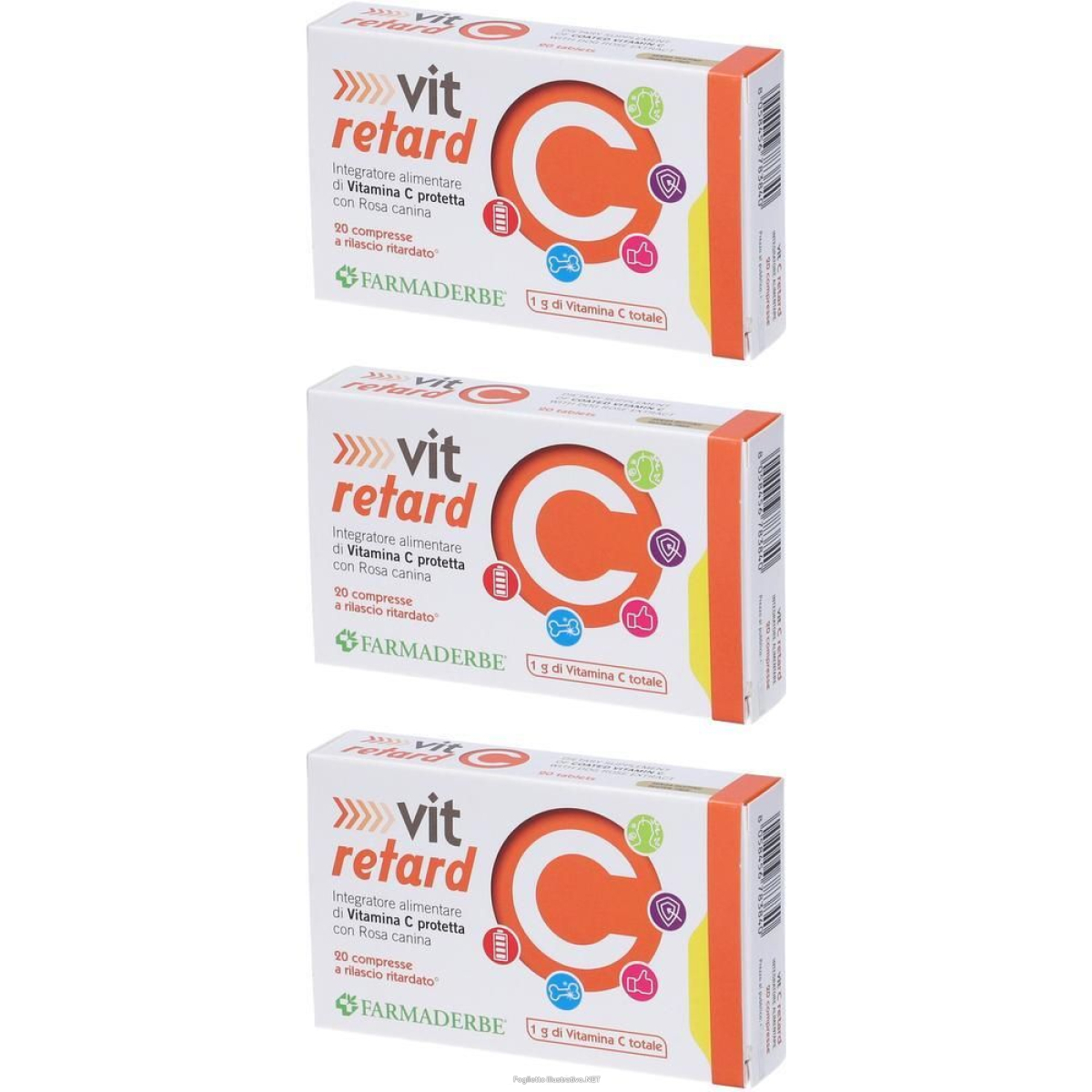 Trova Offerte di vit c retard 20 compresse a rilascio ritardato 3x20 pz e compra online