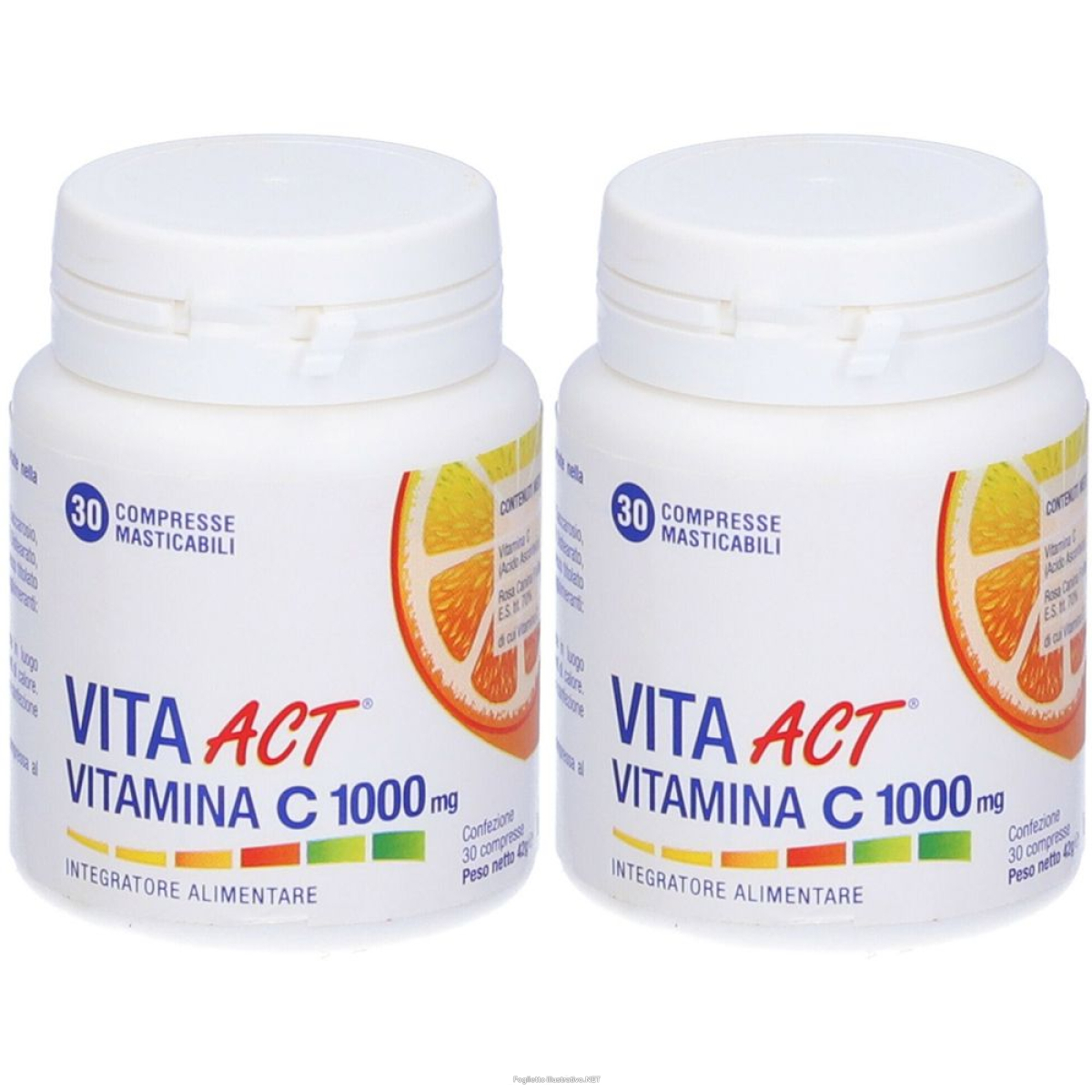 Trova Offerte di vita act® vitamina c 1000 integratore alimentare set da 2 2x42 g compr e compra online
