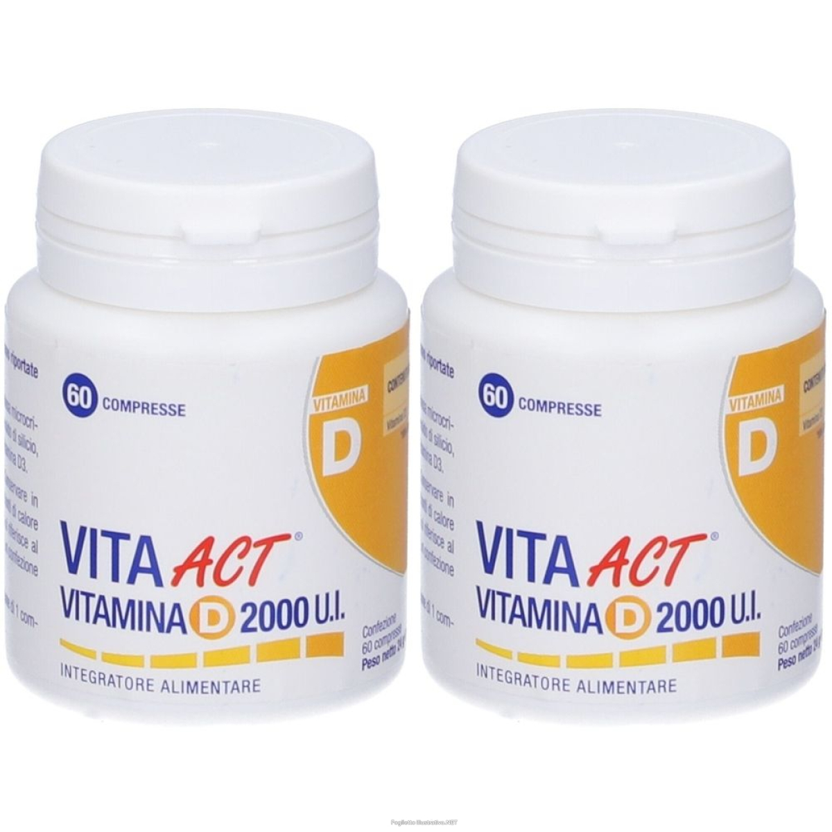 Trova Offerte di vita act vitamina d 2000ui set da 2 2x60 pz compresse e compra online