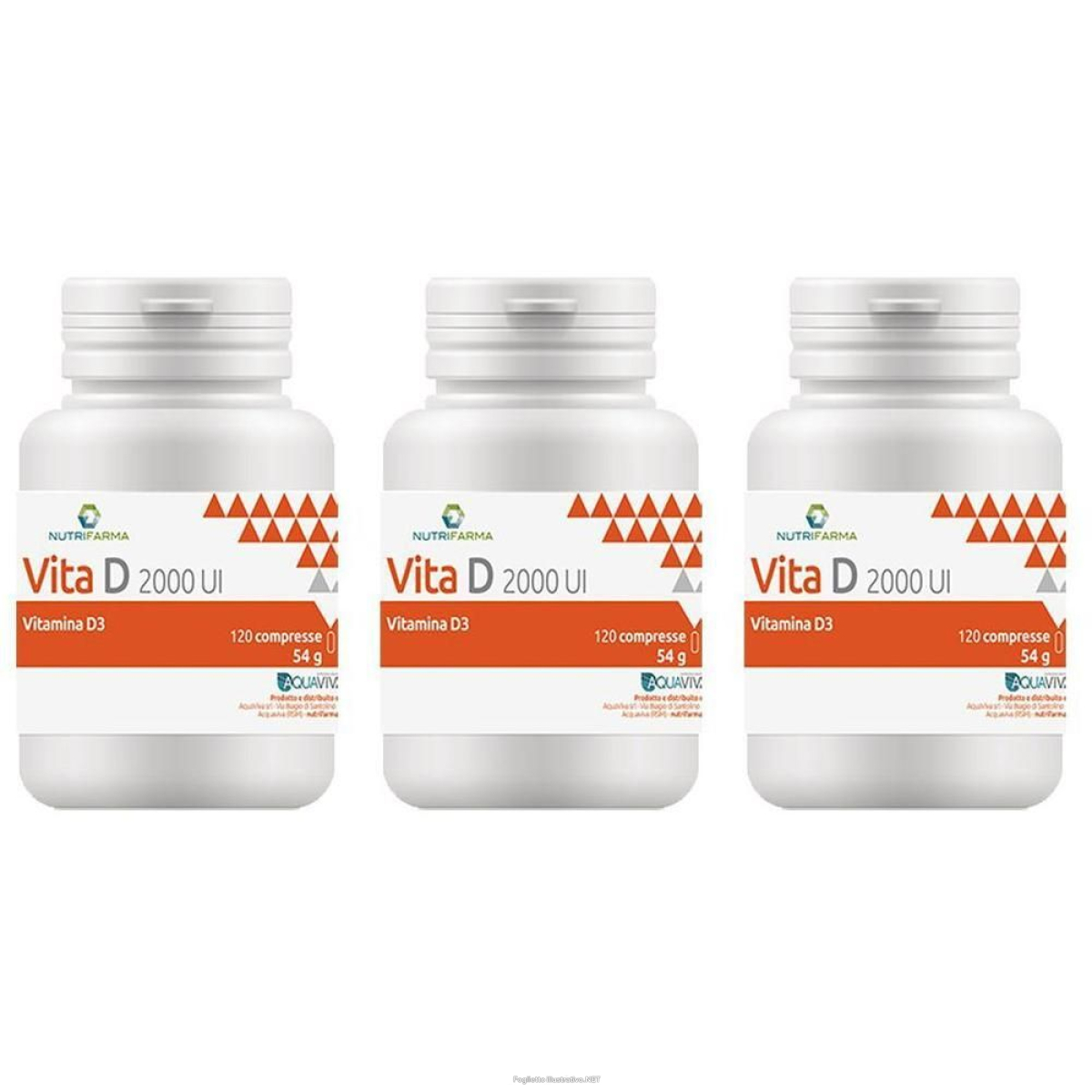 Trova Offerte di vita d 2000ui compresse 3x54 g e compra online