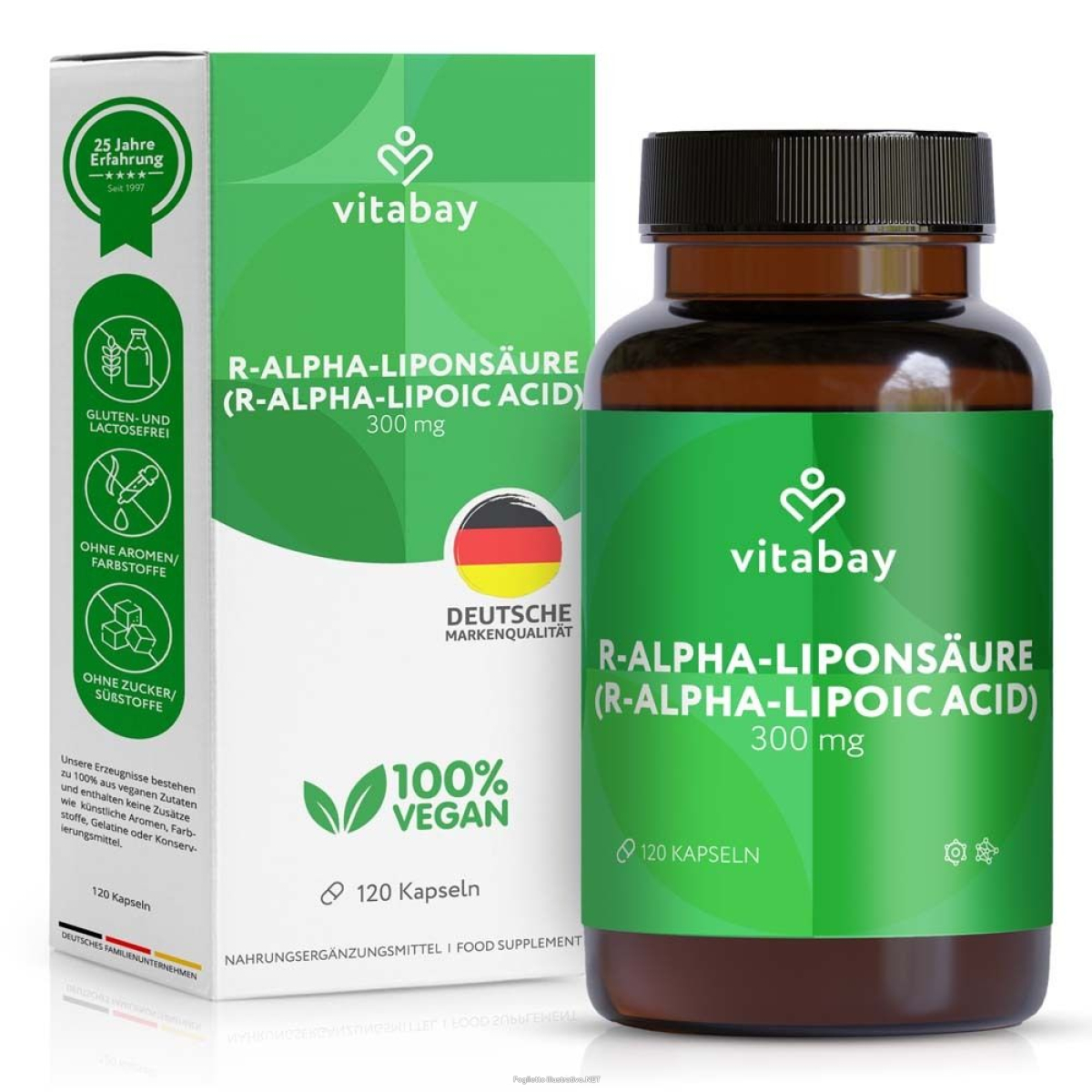 Trova Offerte di vitabay acido r-alfa lipoico 300 mg 120 pz capsule e compra online