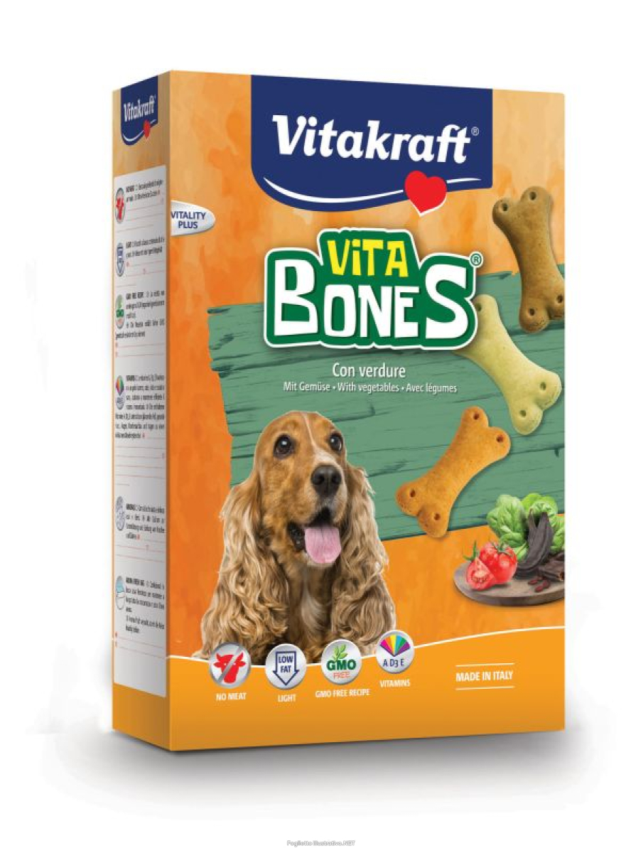 Trova Offerte di vitakraft cane biscotti vita bones con verdure 400gr e compra online