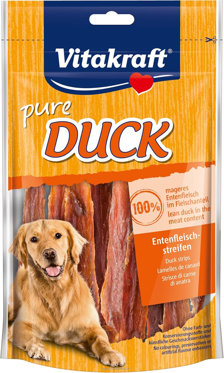 Trova Offerte di vitakraft cane snack pure filets strips anatra 80gr e compra online