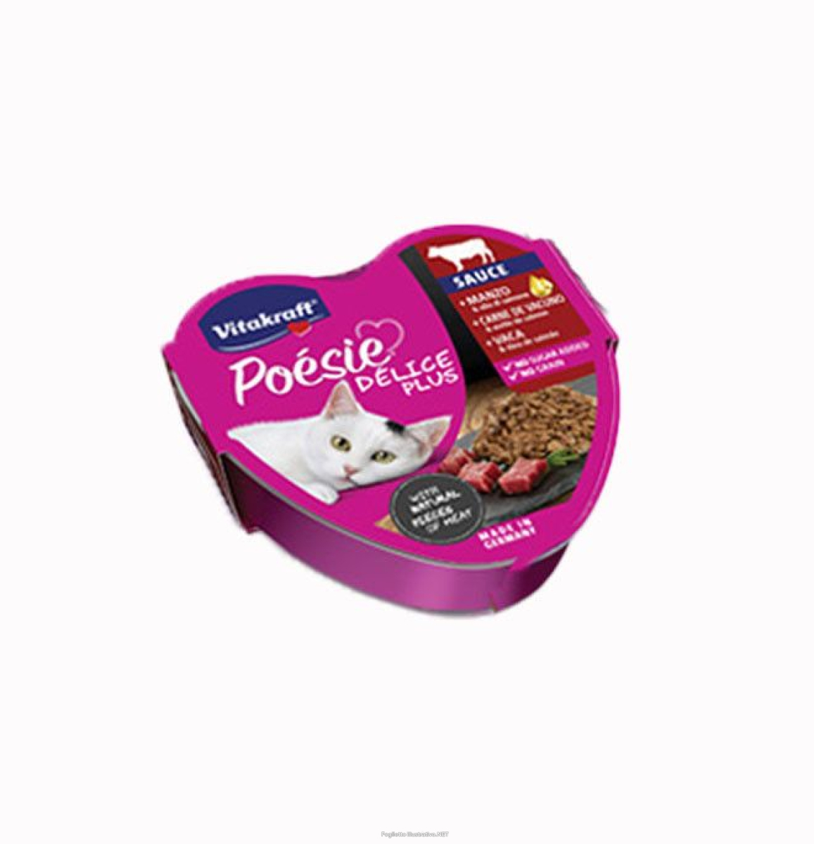 Trova Offerte di vitakraft gatto poesie delice plus manzo con olio di salmone 85gr e compra online