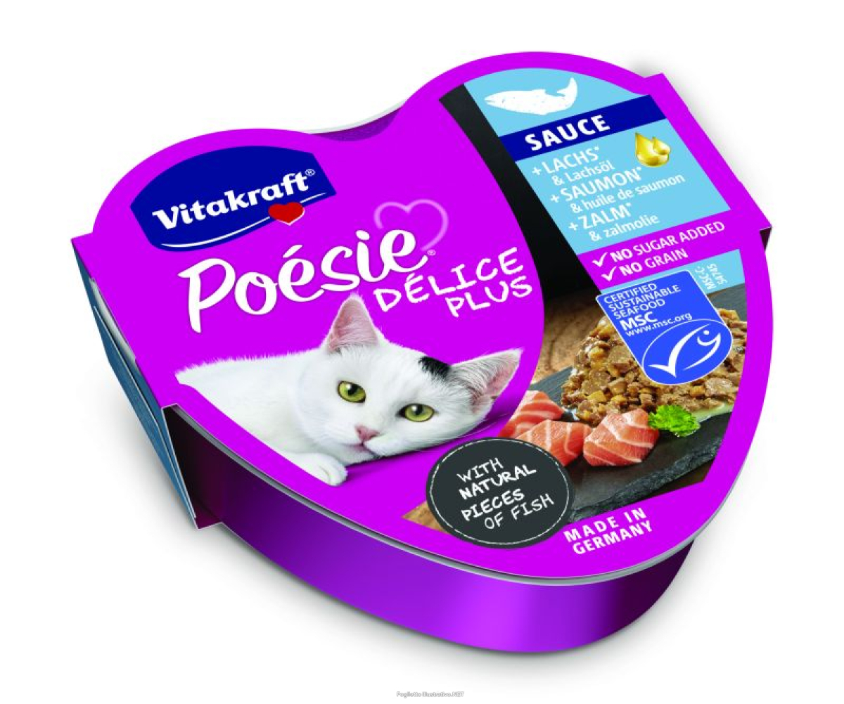 Trova Offerte di vitakraft gatto poesie delice plus salmone e olio di salmone 85gr (vaschetta) e compra online