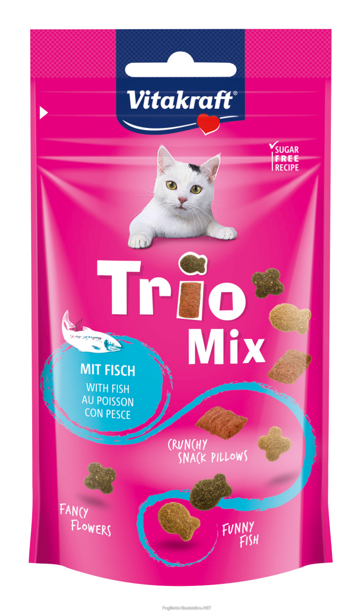 Trova Offerte di vitakraft gatto snack trio mix pesce 60gr e compra online