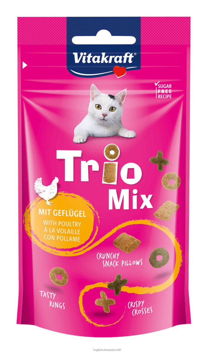 Trova Offerte di vitakraft gatto snack trio mix pollo 60gr e compra online