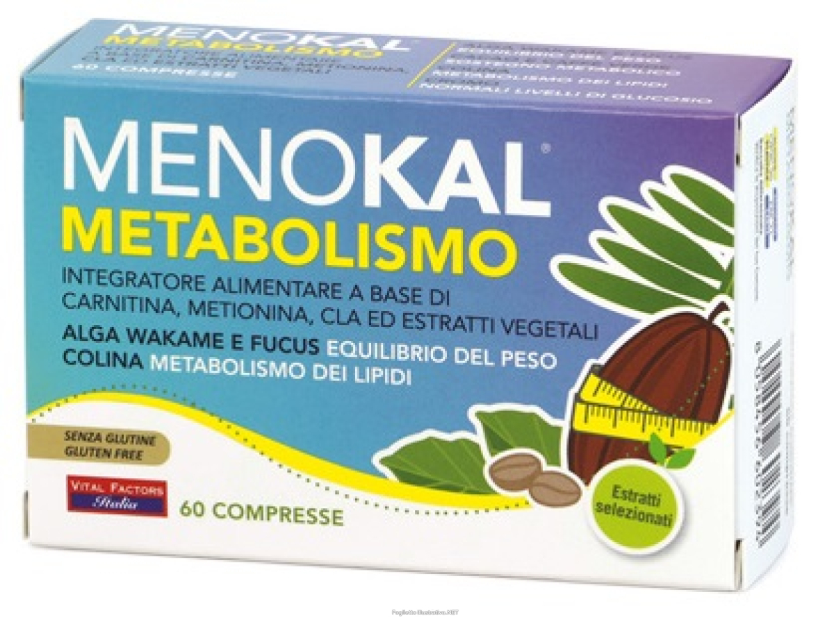 Trova Offerte di vital factors italia menokal metabolismo - integratore alimentare per il metabolismo, 60 compresse e compra online
