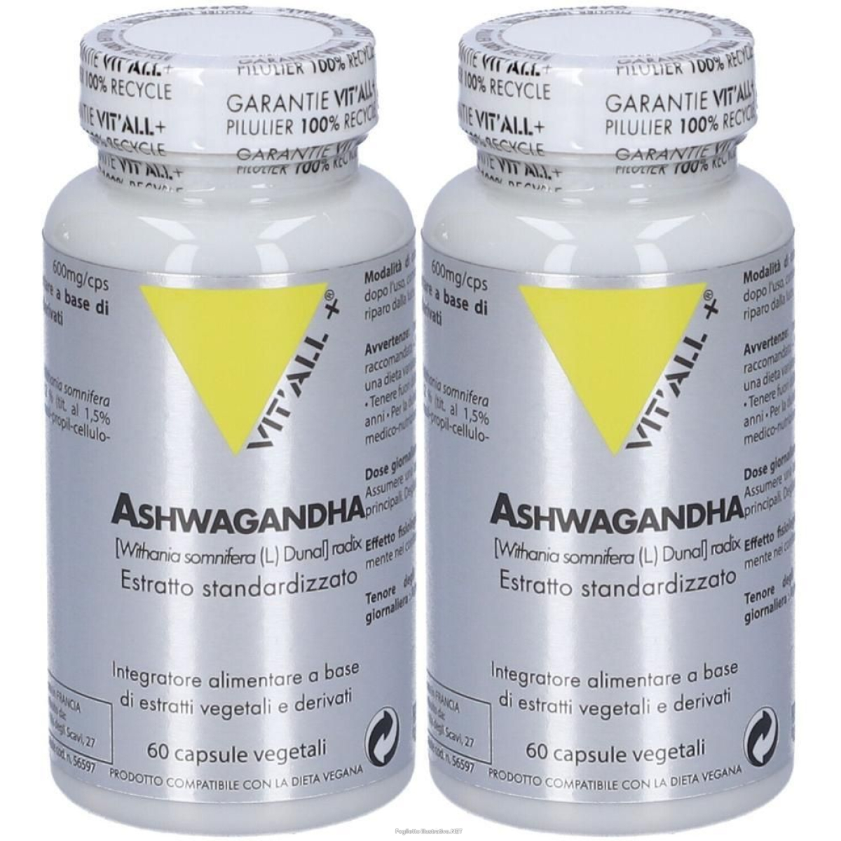 Trova Offerte di vital plus ashwagandha capsule 2x43 g e compra online