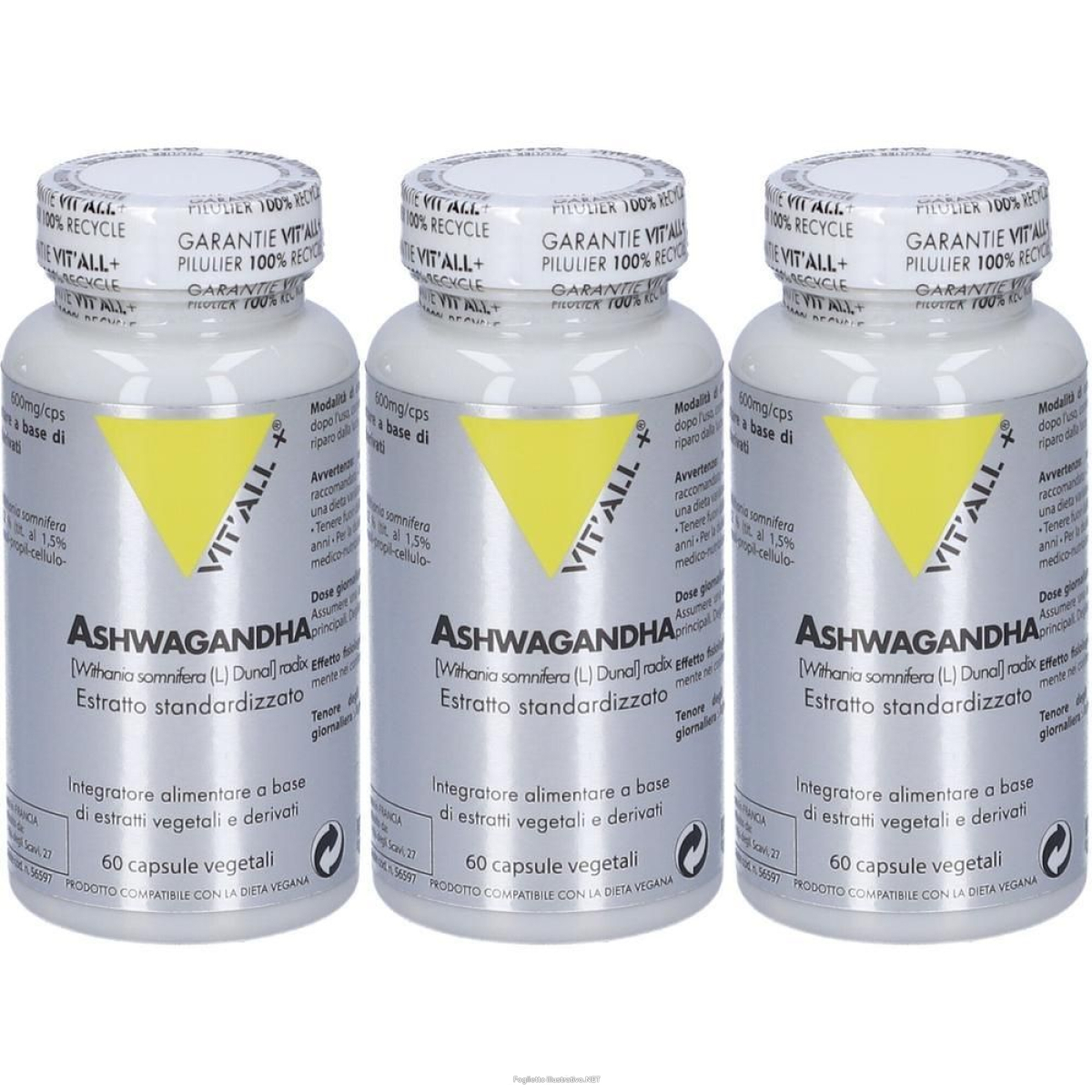 Trova Offerte di vital plus ashwagandha capsule 3x43 g e compra online