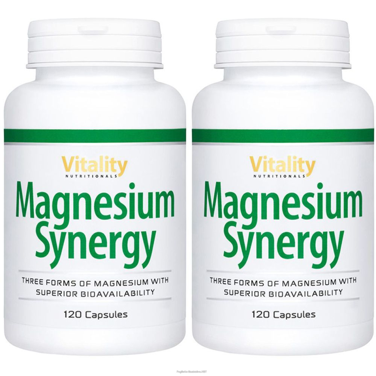 Trova Offerte di vitality nutritionals magnesium synergy capsule set da 2 2x94,1 g caps e compra online
