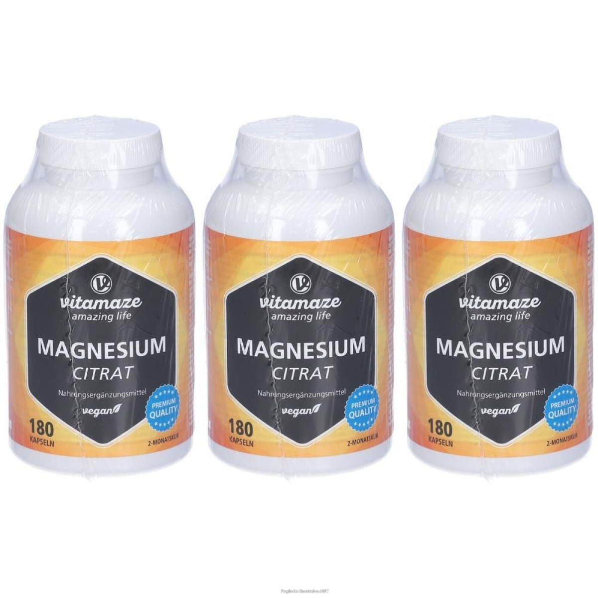 Trova Offerte di vitamaze citrato di magnesio capsule 3x156,6 g e compra online