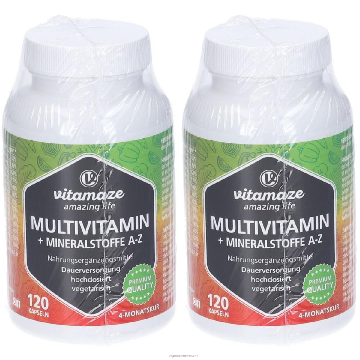 Trova Offerte di vitamaze multivitaminico + minerali a-z 2x112,8 g capsule e compra online