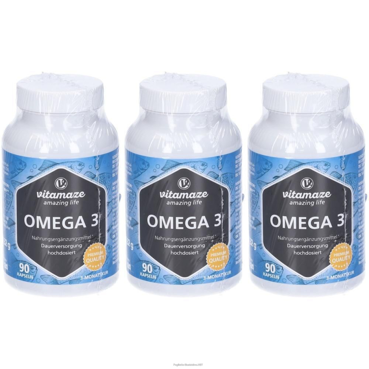 Trova Offerte di vitamaze omega 3 capsule 3x121,32 g e compra online