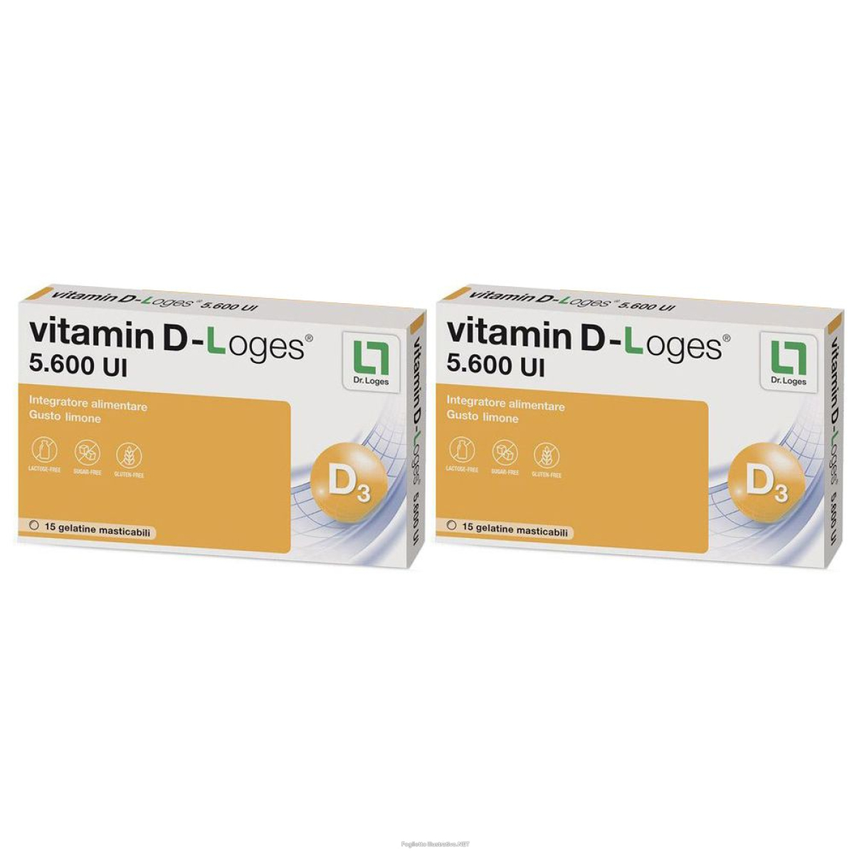 Trova Offerte di vitamin d-loges 30gel-tabs set da 2 2x30 pz caramelle e compra online