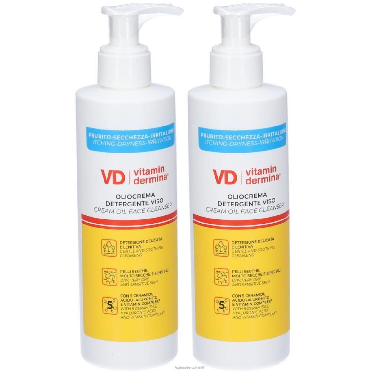Trova Offerte di vitamin dermina oliocrema detergente viso 2x250 ml e compra online