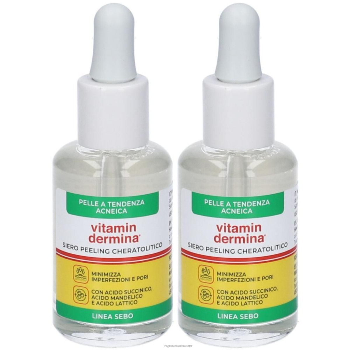 Trova Offerte di vitamin dermina siero peeling cheratolitico 2x30 ml e compra online