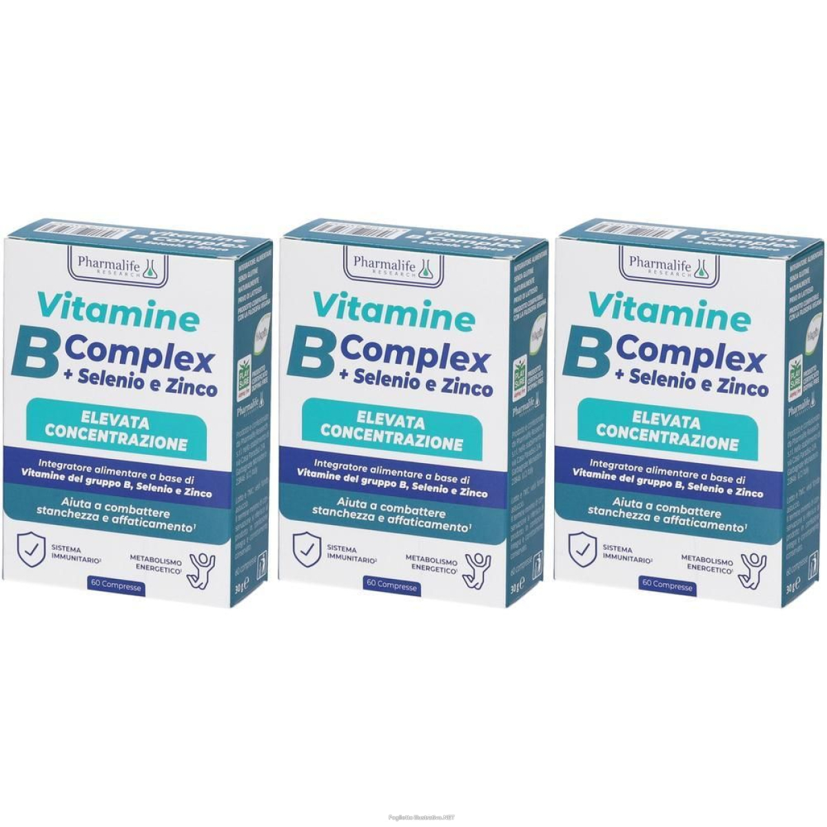 Trova Offerte di vitamina b complex 60 compresse vitacurveg 3x30 g e compra online