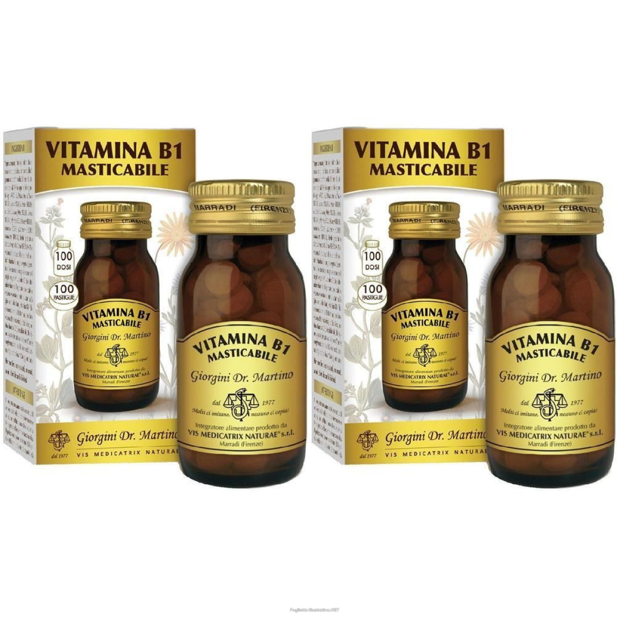 Trova Offerte di vitamina b1 masticabile 100 pastiglie 2x100 pz e compra online