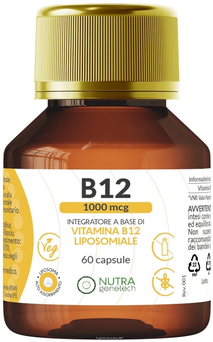 Trova Offerte di vitamina b12 1000 mcg integratore per il metabolismo dell'omocisteina 60 capsule e compra online