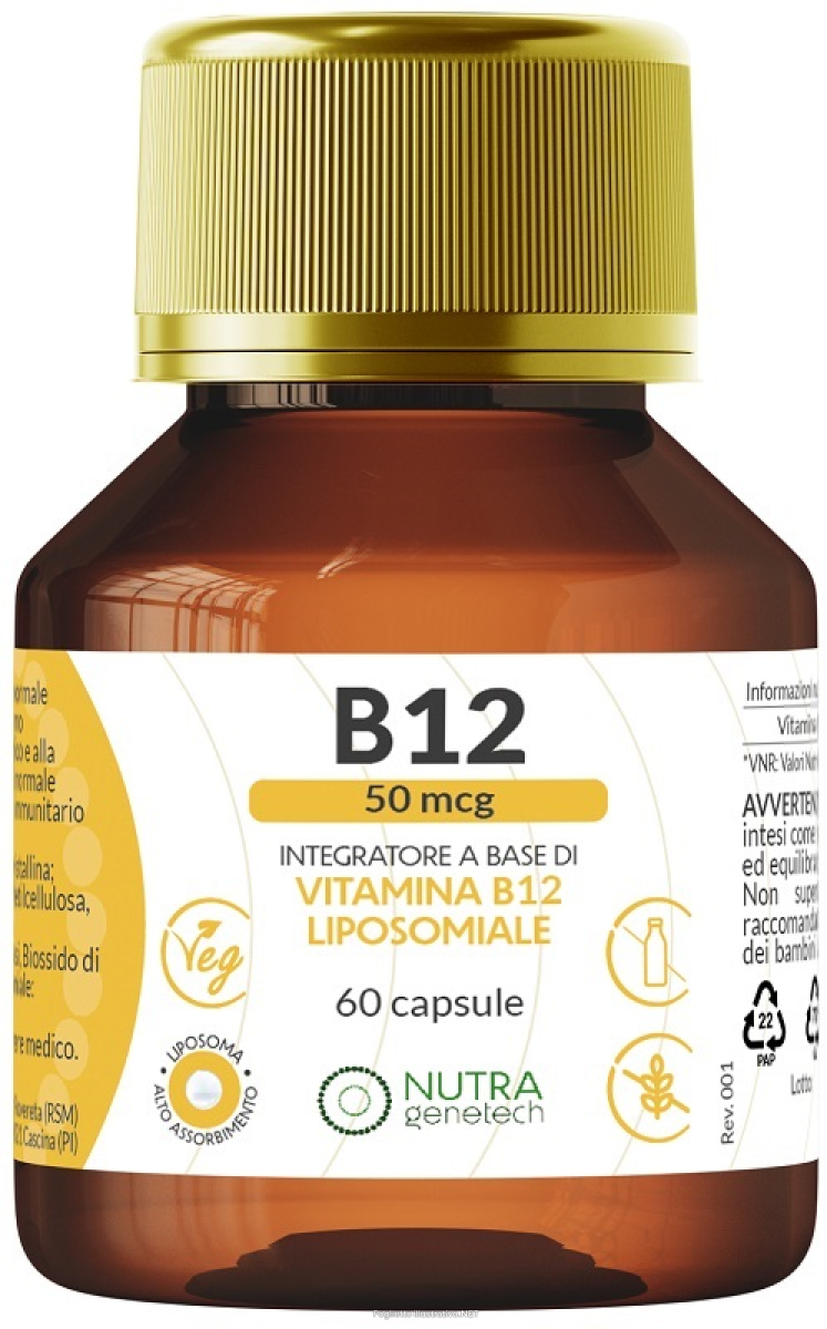 Trova Offerte di vitamina b12 50 mcg integratore per il metabolismo dell'omocisteina 60 capsule e compra online