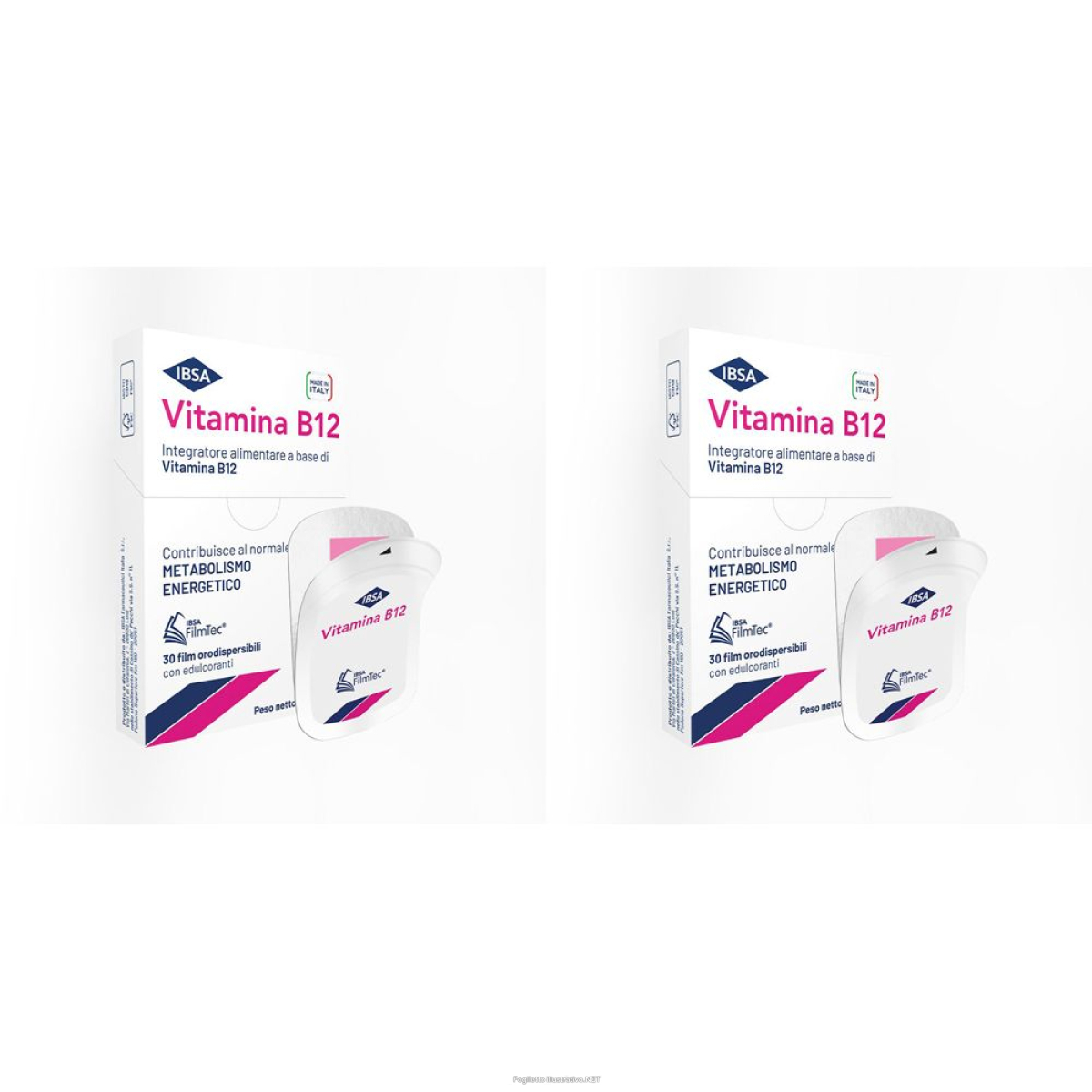 Trova Offerte di vitamina b12 ibsa 30 film orali set da 2 2x3,99 g orodispersibili e compra online
