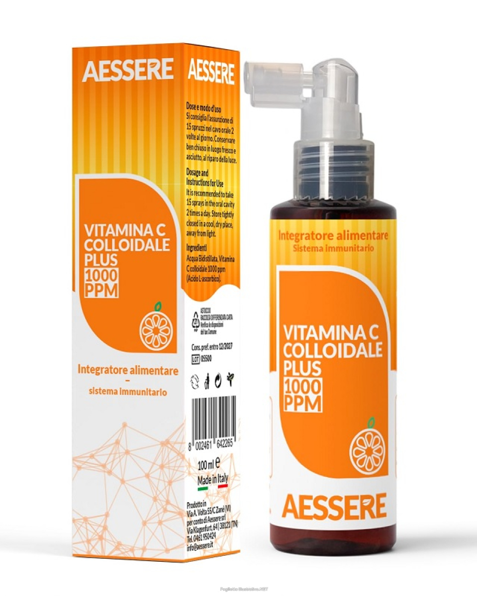 Trova Offerte di vitamina c colloidale plus 1000 ppm integratore per il sistema immunitario spray orale 100ml e compra online