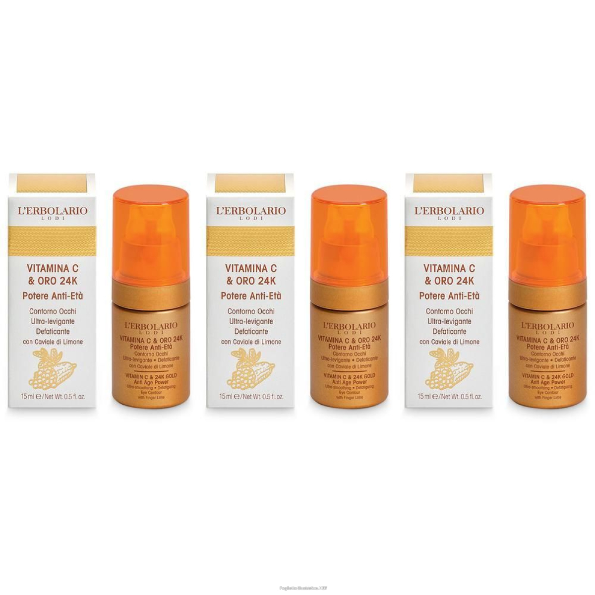 Trova Offerte di vitamina c & oro contorno occhi 15 ml 3x15 ml e compra online