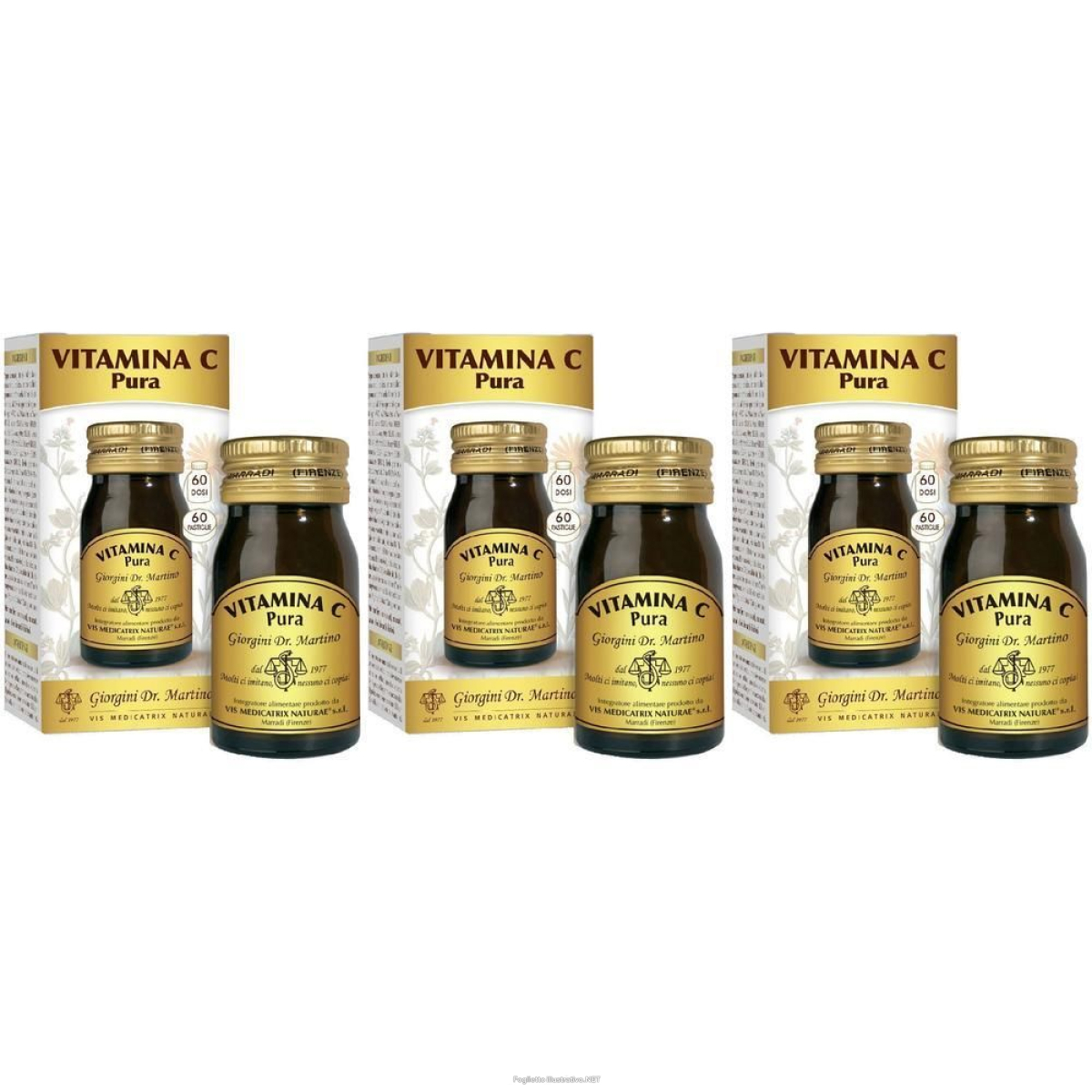Trova Offerte di vitamina c pura 60 pastiglie 3x60 pz caramelle e compra online