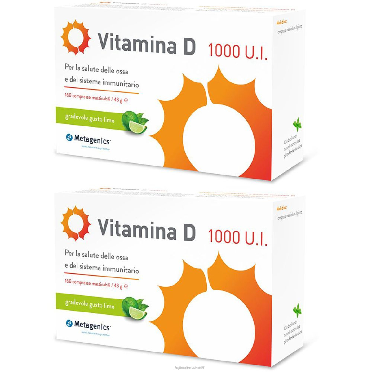 Trova Offerte di vitamina d 1000 ui compresse masticabili set da 2 2x168 pz e compra online