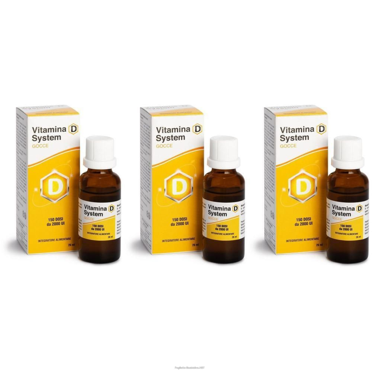 Trova Offerte di Vitamina D System Gocce 150 Dosi da 2000 UI 26 ml 3x26 Orali e compra online