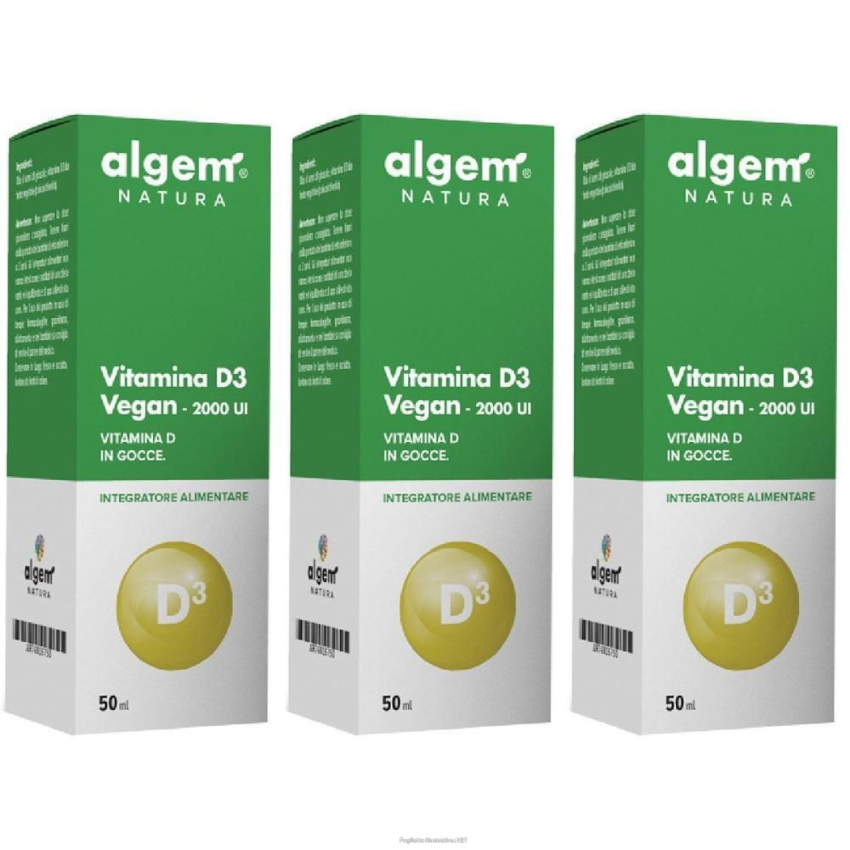 Trova Offerte di vitamina d3 vegan 2000 ui 50 ml 3x50 ml gocce orali e compra online