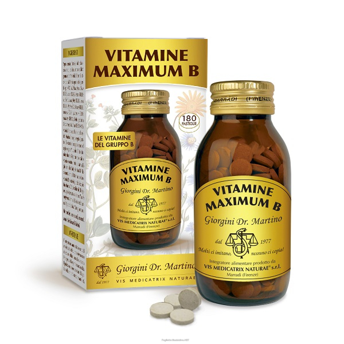 Trova Offerte di vitamine maximum b integratore per energia sistema nervoso e metabolismo energetico 180 pastiglie e compra online