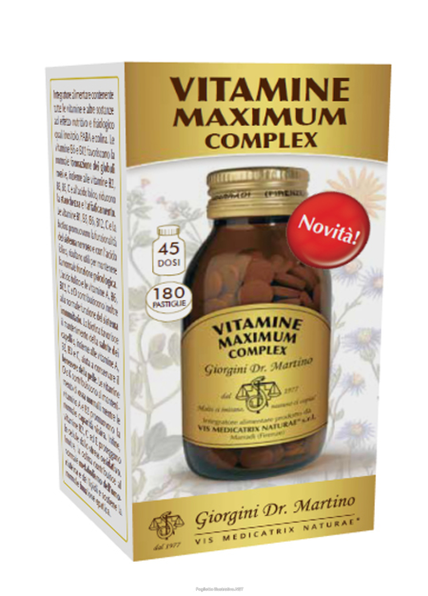 Trova Offerte di vitamine maximum complex 180 pastiglie e compra online