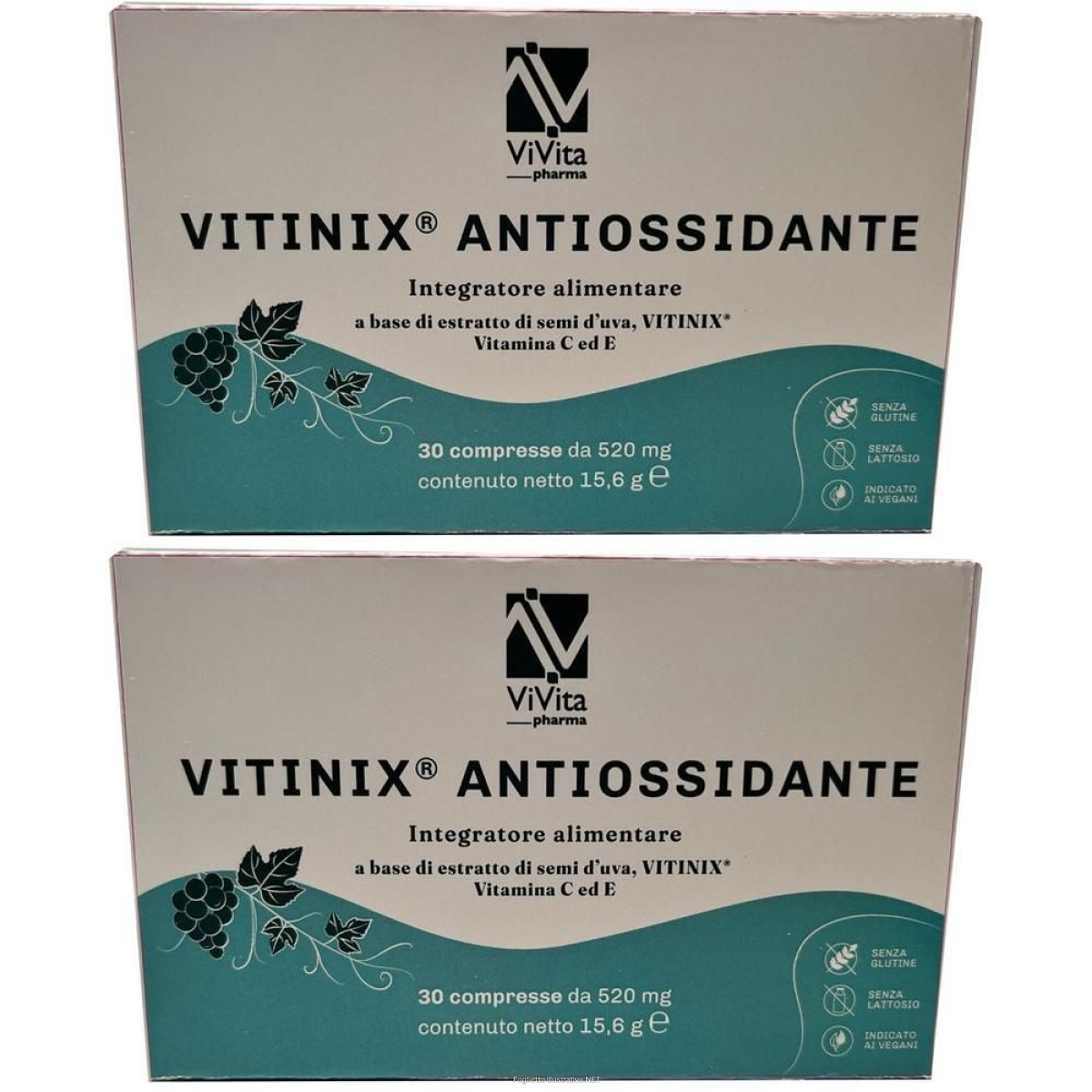 Trova Offerte di vitinix antiossidante 30 compresse 2x15,6 g e compra online