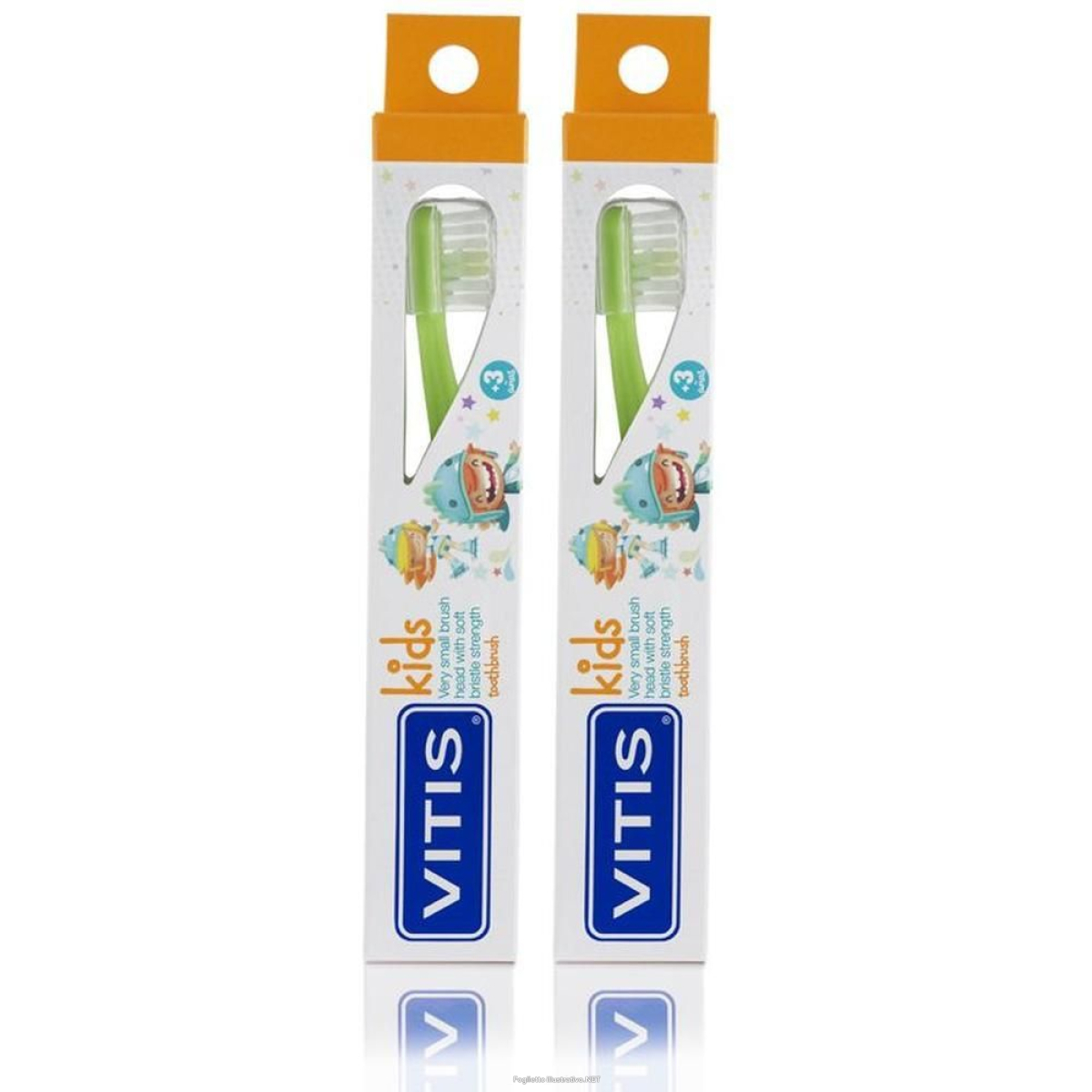 Trova Offerte di vitis® kids spazzolino + gel 2x1 pz set combinato e compra online
