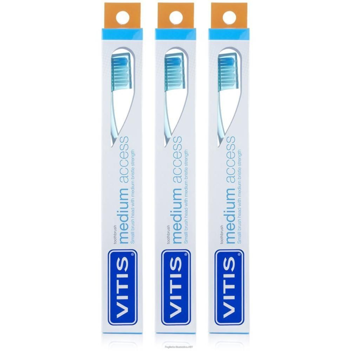 Trova Offerte di vitis® medium access blister spazzolino + dentifricio da 15 ml 3x1 st e compra online