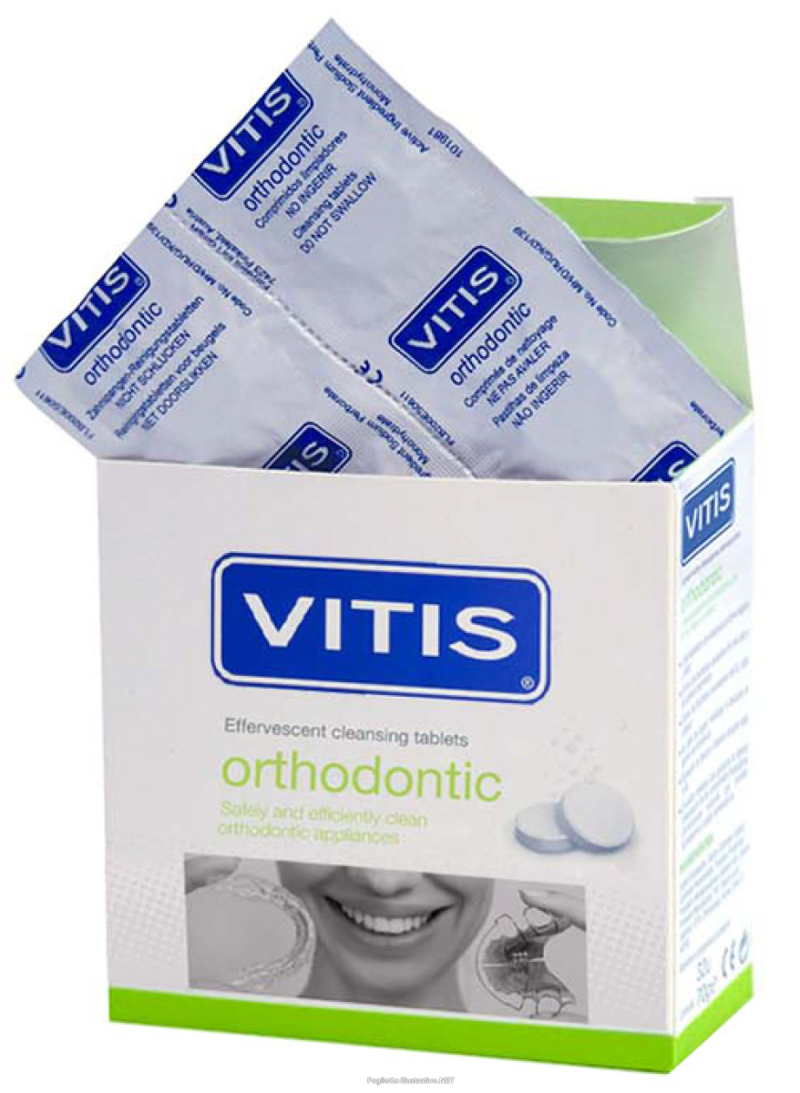 Trova Offerte di vitis orthodontic tablets 32 compresse tavoletta pulizia apparecchio ortodontico e compra online