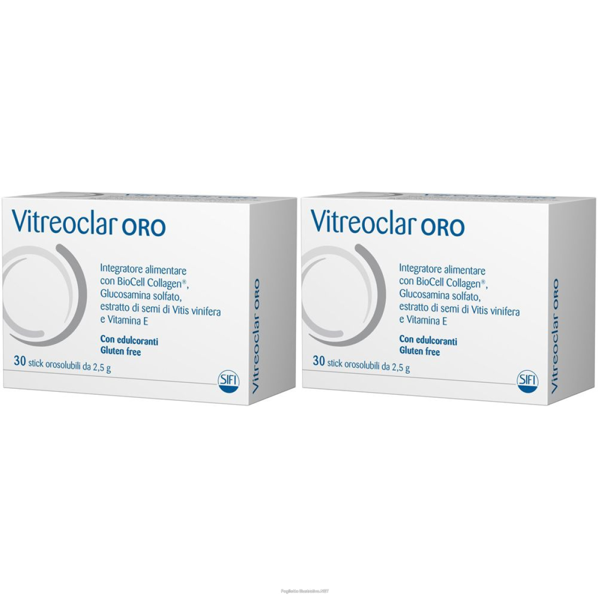 Trova Offerte di vitreoclar oro set da 2 2x30 pz bustina e compra online