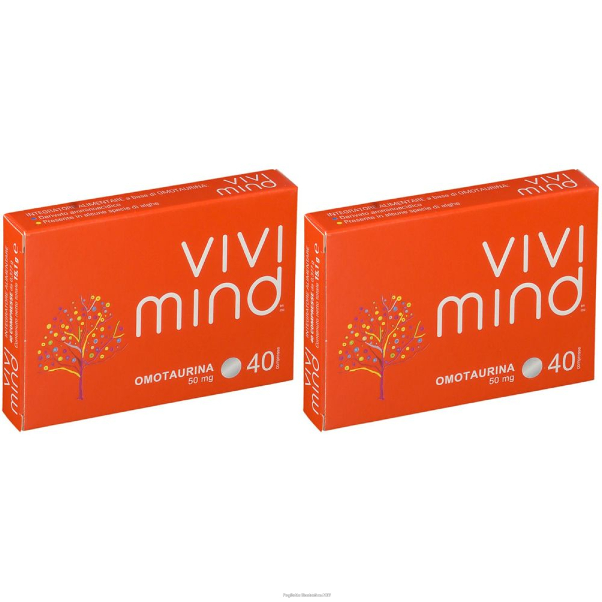 Trova Offerte di vivimind omotaurina set da 2 2x40 pz compresse e compra online
