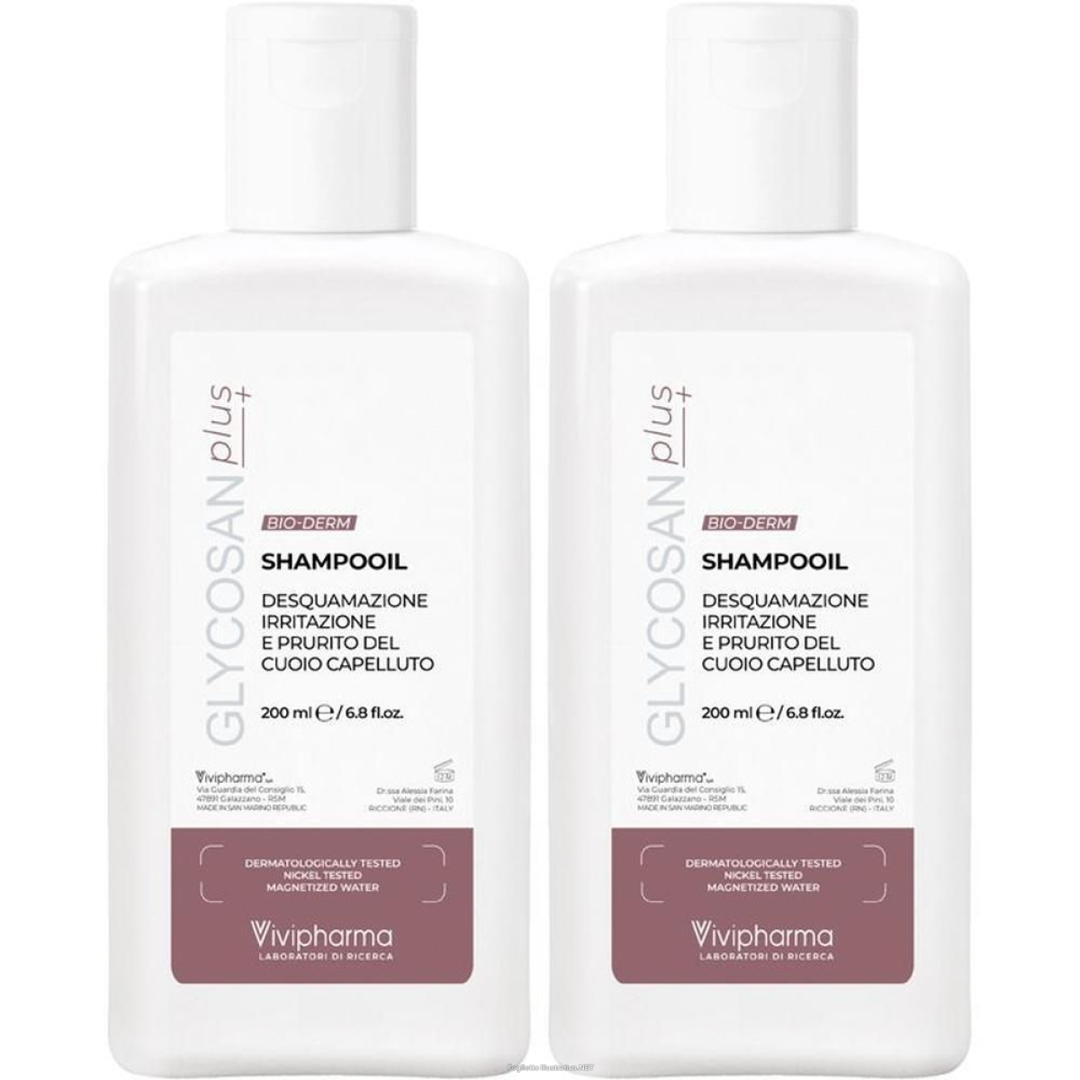 Trova Offerte di vivipharma glycosan plus bio-derm shampooil 2x200 ml e compra online